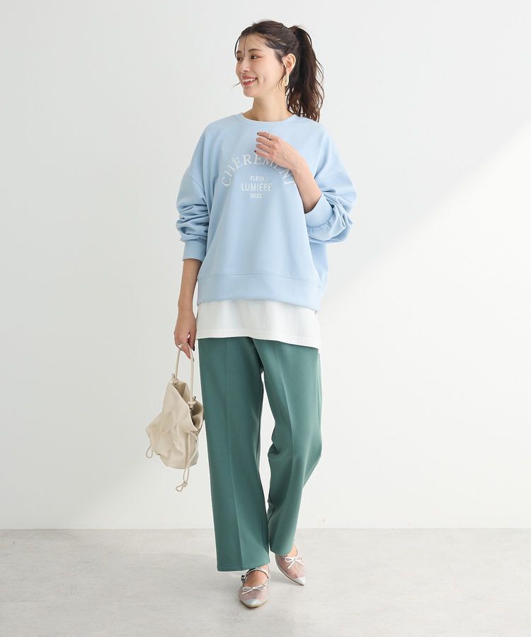 Green Parks「ロゴ刺繍ダンボールプルオーバー」|Tシャツ・カットソー|