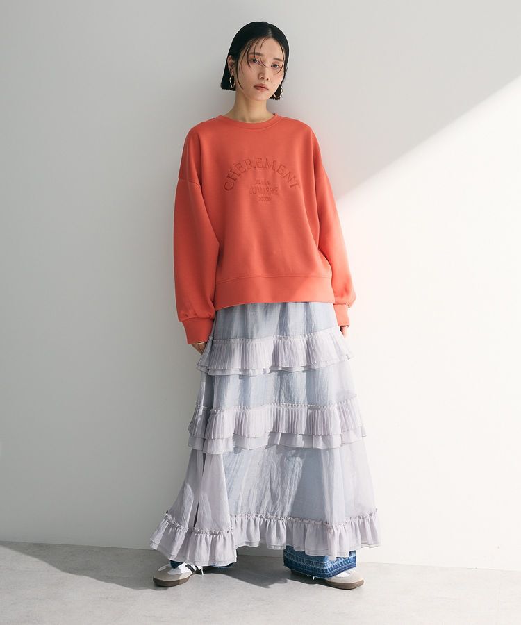 Green Parks「ロゴ刺繍ダンボールプルオーバー」|Tシャツ・カットソー|