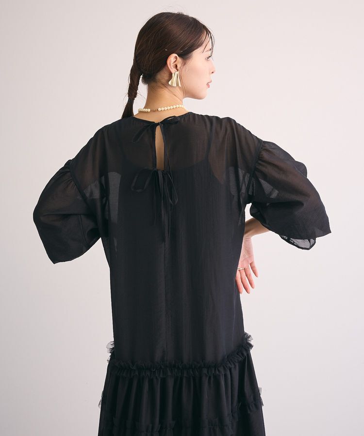 Green Parks「・Railmeオーガンジーワンピース(インナーOP付)」|ワンピース|