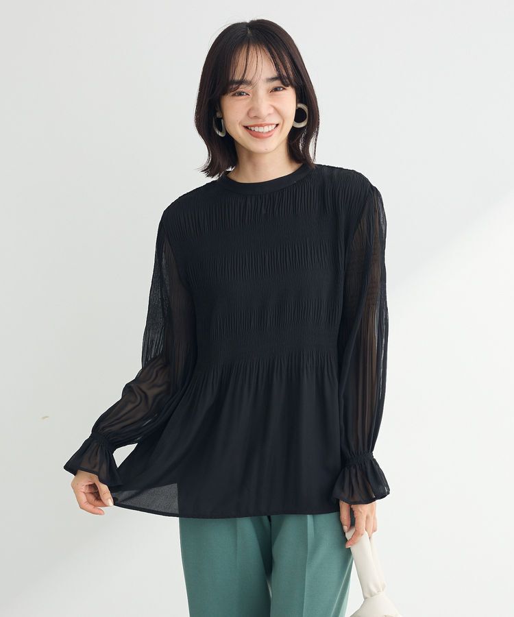 Green Parks「マジョリカブラウス」|シャツ・ブラウス|Black