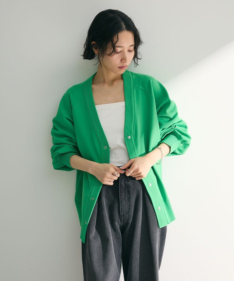 Green Parks「スポンディッシュVネックカーディガン」|カーディガン|