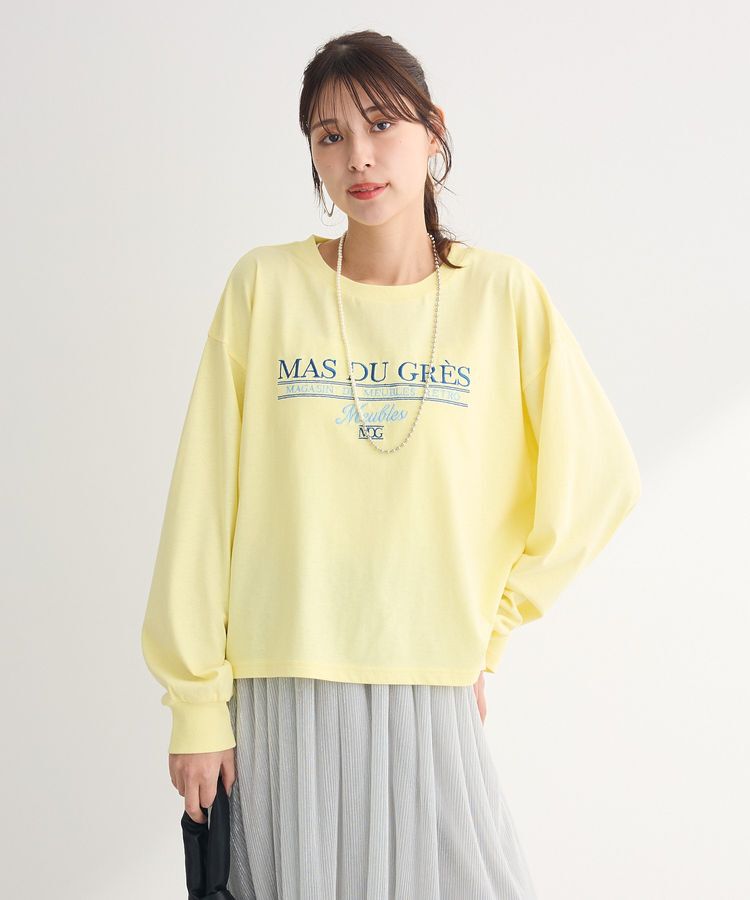 Green Parks「刺繍ロゴクロップドTシャツ」|Tシャツ・カットソー|