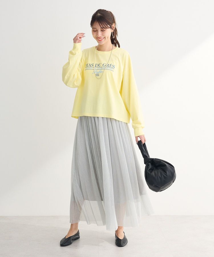 Green Parks「刺繍ロゴクロップドTシャツ」|Tシャツ・カットソー|