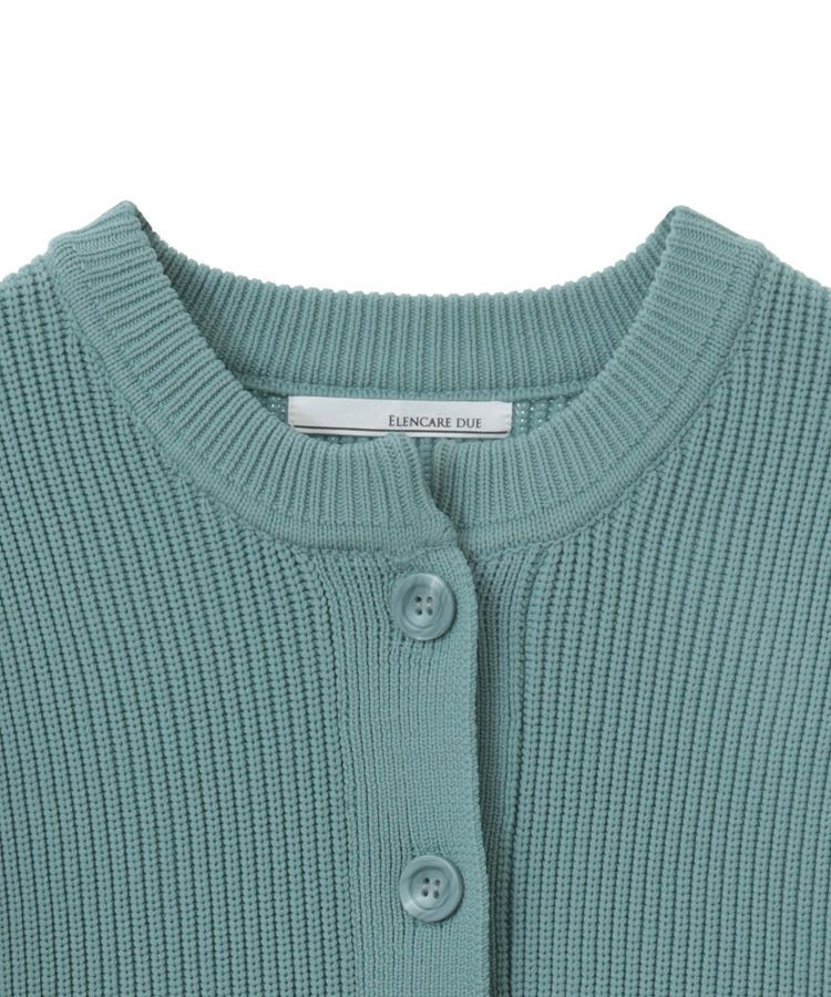 Green Parks「・ELENCARE DUE スソレイヤーニットカーディガン」|カーディガン|