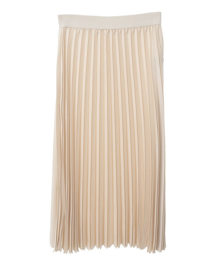 Green Parks「微光沢 プリーツスカート」|スカート|