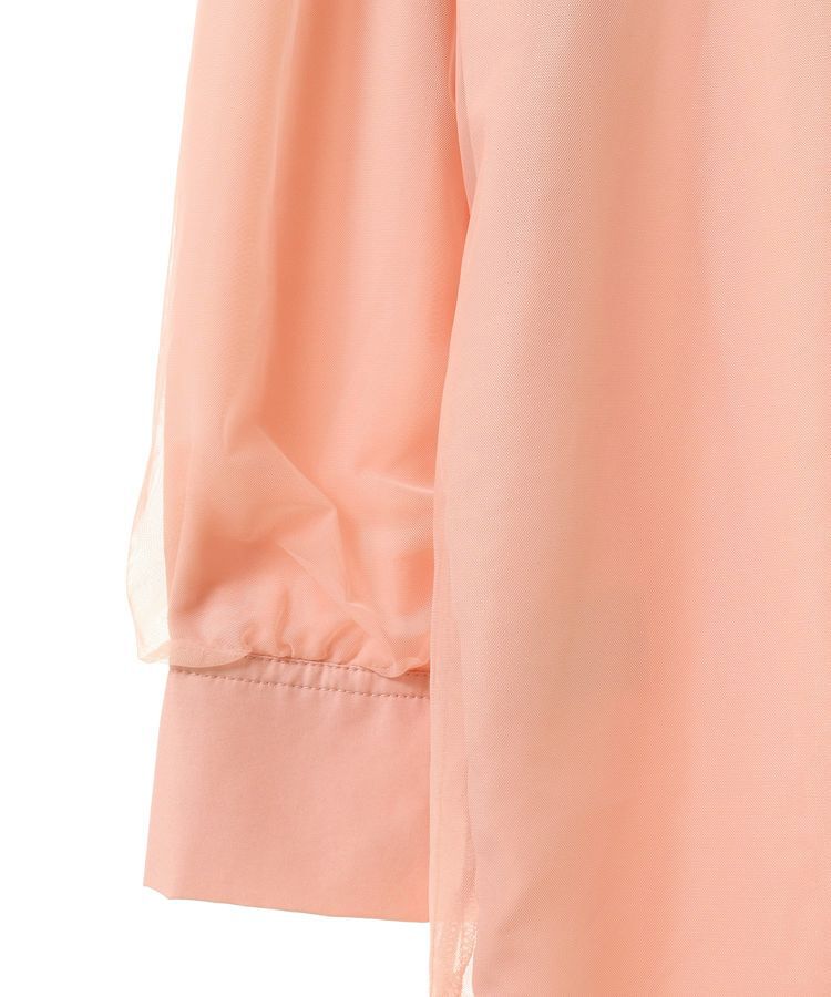 Green Parks「2Way チュールドッキングシャツチュニック」|シャツ・ブラウス|