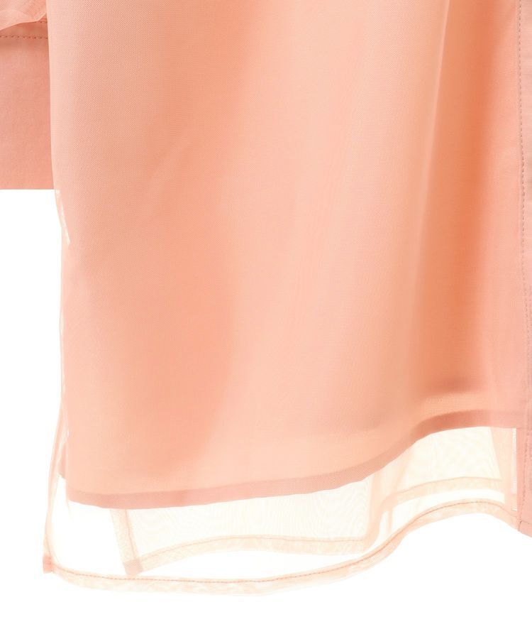 Green Parks「2Way チュールドッキングシャツチュニック」|シャツ・ブラウス|