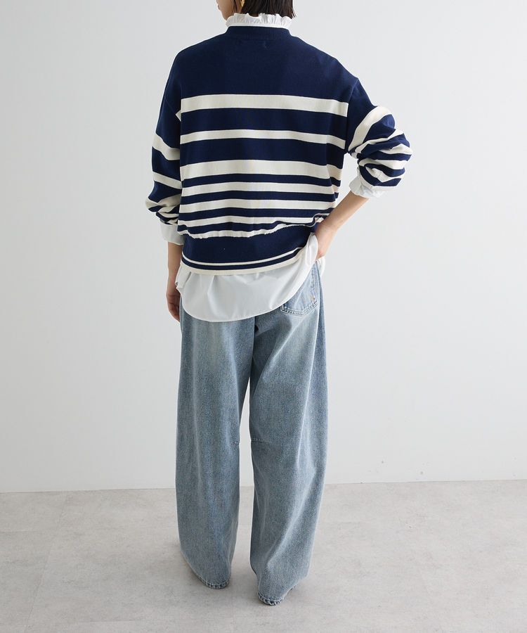 AnriettMusee「スウェットライクニットプルオーバー」|ニット・セーター|