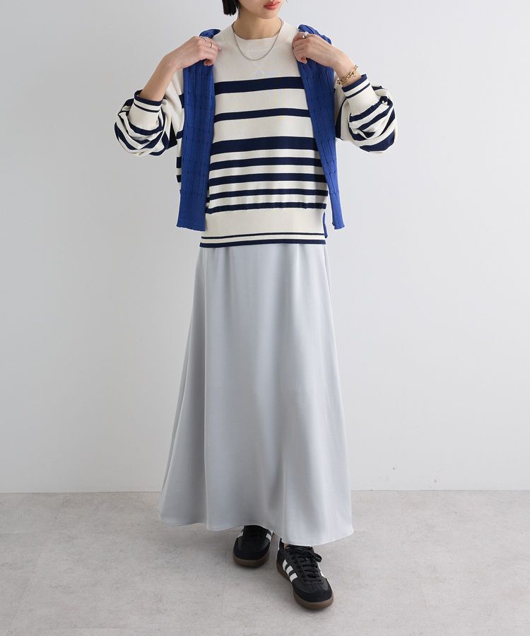 AnriettMusee「スウェットライクニットプルオーバー」|ニット・セーター|