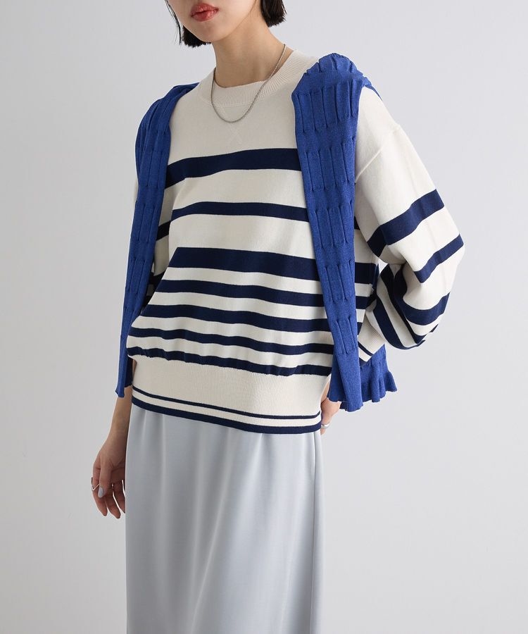 AnriettMusee「スウェットライクニットプルオーバー」|ニット・セーター|