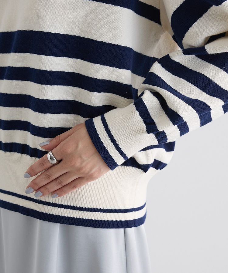 AnriettMusee「スウェットライクニットプルオーバー」|ニット・セーター|