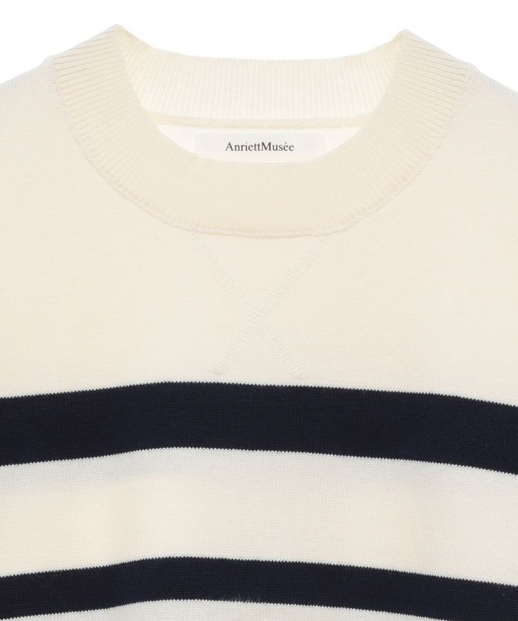 AnriettMusee「スウェットライクニットプルオーバー」|ニット・セーター|