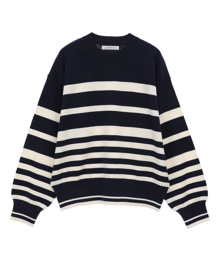 AnriettMusee「スウェットライクニットプルオーバー」|ニット・セーター|