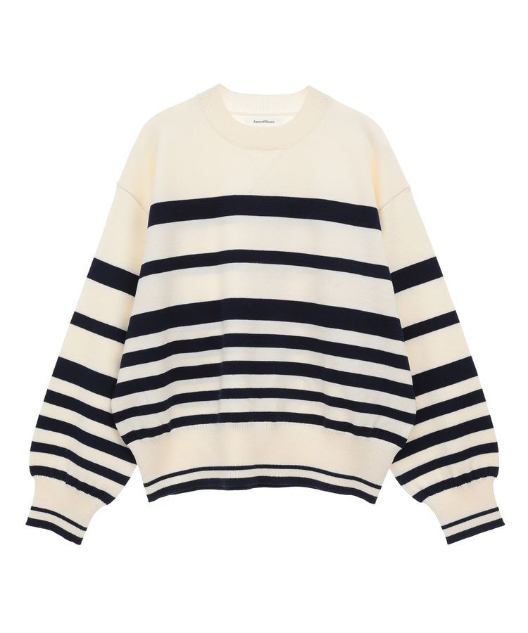 AnriettMusee「スウェットライクニットプルオーバー」|ニット・セーター|