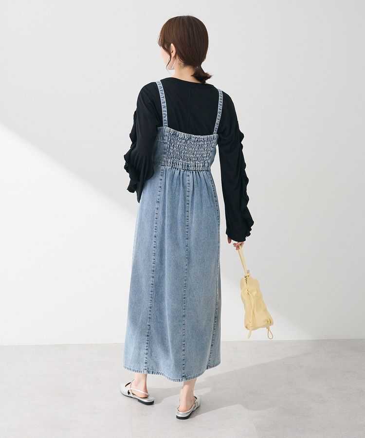 Green Parks「・ELENCARE DUE デニムW-ZIPジャンスカ」|ジャンパースカート|