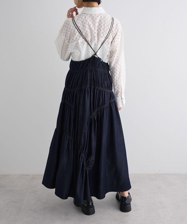 AnriettMusee「ギャザースカート」|スカート|