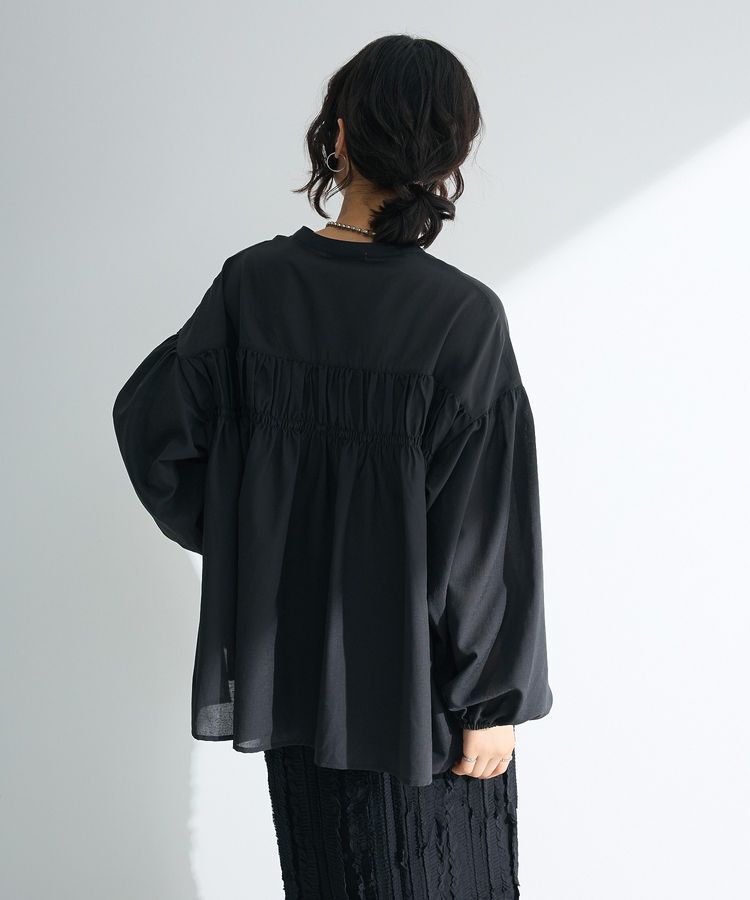 armonia「シャーリングスキッパーシャツ」|シャツ・ブラウス|