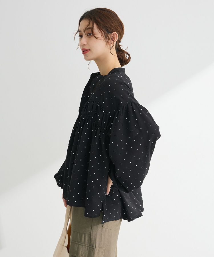 armonia「シャーリングスキッパーシャツ」|シャツ・ブラウス|