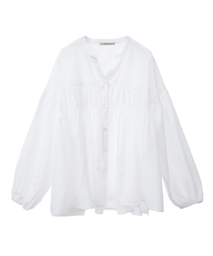 armonia「シャーリングスキッパーシャツ」|シャツ・ブラウス|