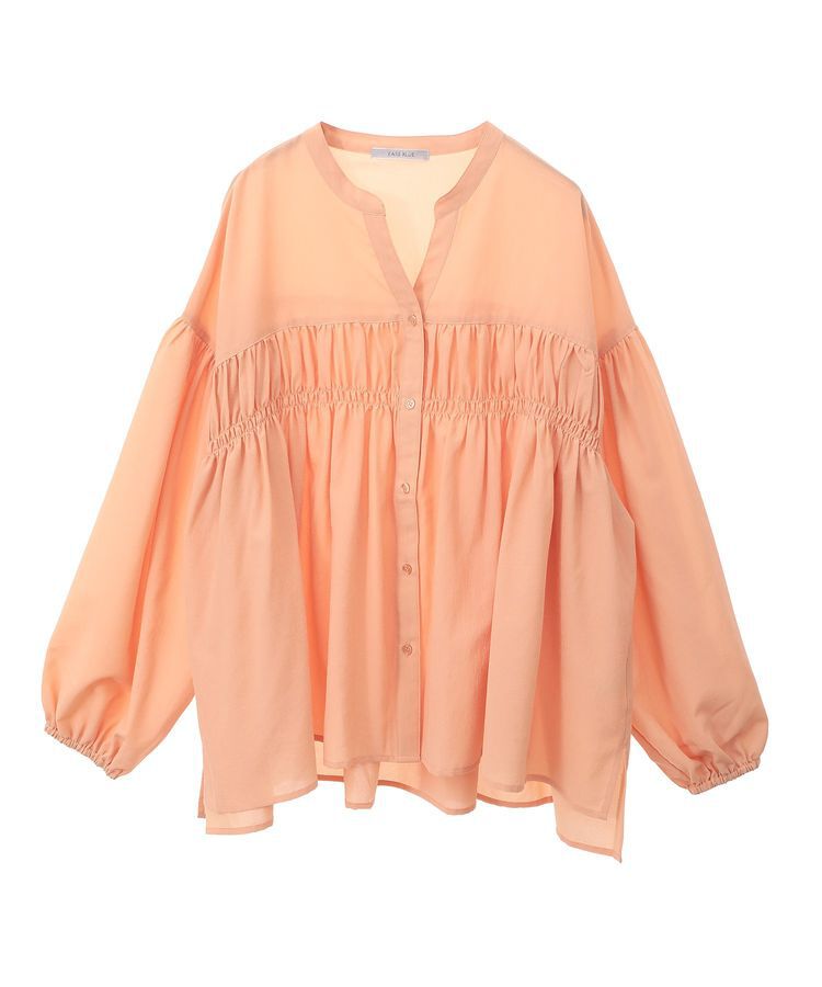 armonia「シャーリングスキッパーシャツ」|シャツ・ブラウス|