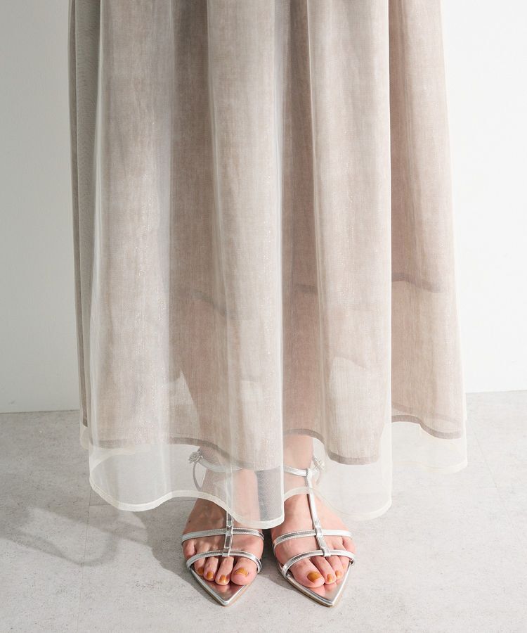 armonia「SET2点マーブル柄＋チュールスカート」|フレア|