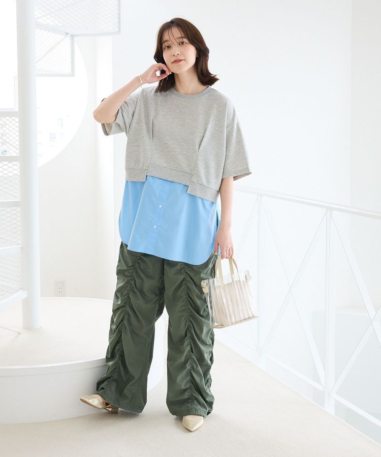 Green Parks「・SUGAR SPOON 配色stギャザーパンツ」|その他|