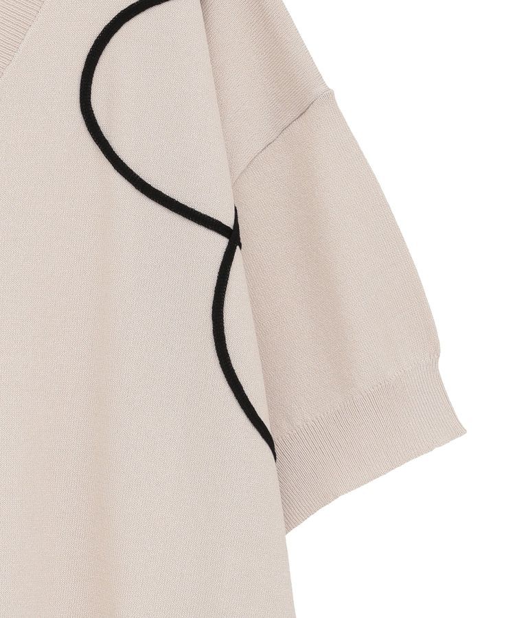 armonia「刺繍コードVネックフレンチカーディガン」|カーディガン|