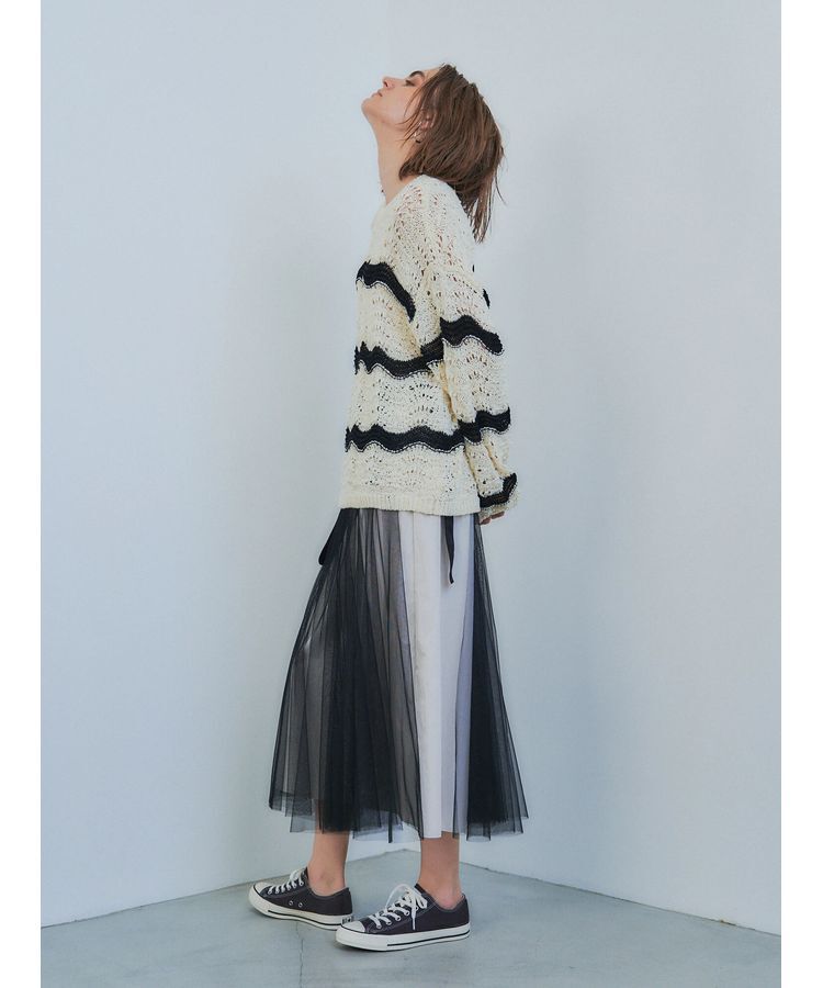 Editt by YECCA VECCA「3wayレイヤードポケットデザインスカート」|フレア|