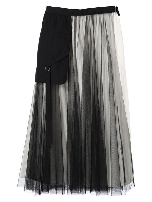 Editt by YECCA VECCA「3wayレイヤードポケットデザインスカート」|フレア|