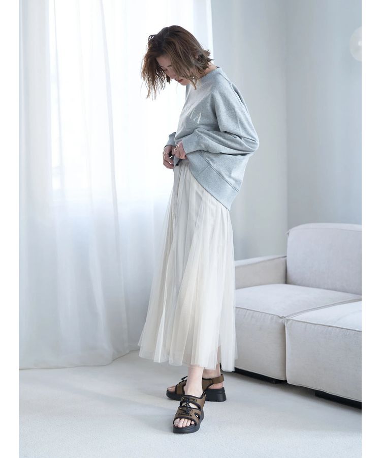 Editt by YECCA VECCA「3wayレイヤードポケットデザインスカート」|フレア|