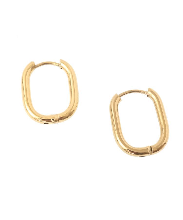 YECCA VECCA「ステンレスワンタッチフープピアス」|ピアス|