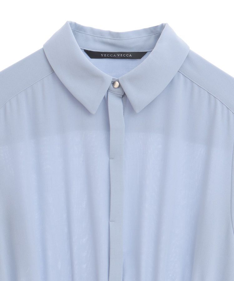 YECCA VECCA「ベルト付きシャツワンピース」|ワンピース|