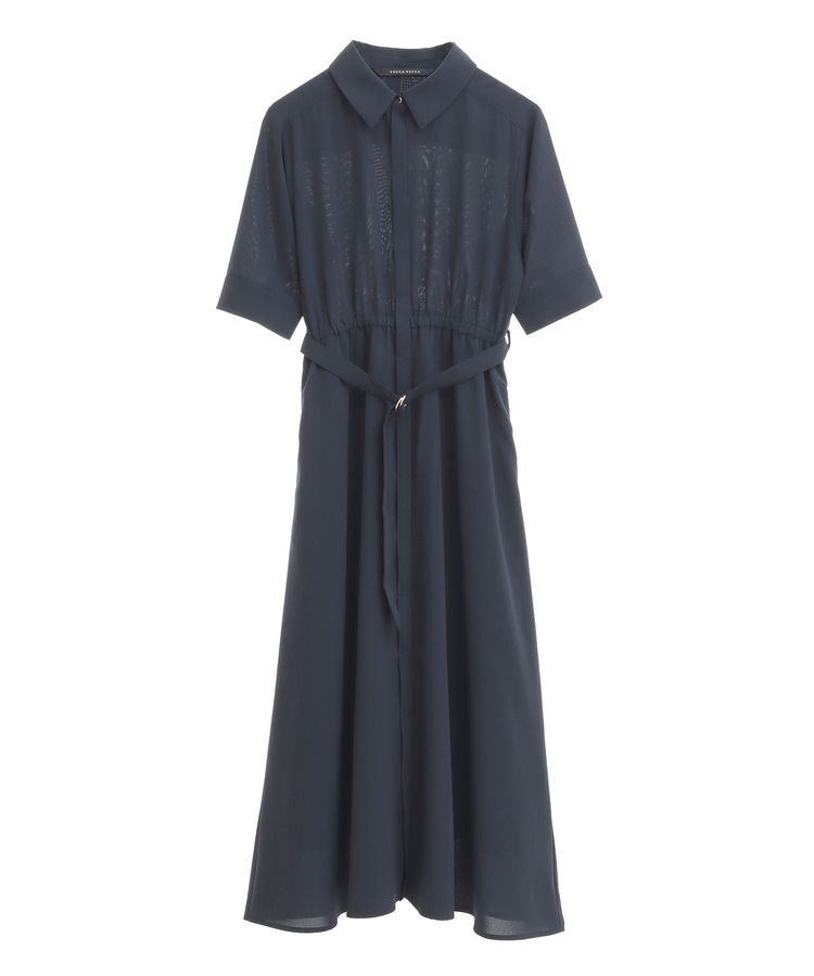 YECCA VECCA「ベルト付きシャツワンピース」|ワンピース|