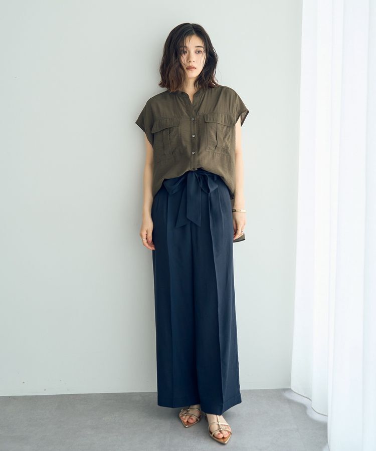 YECCA VECCA「ワークデザインスキッパーシャツ」|シャツ・ブラウス|