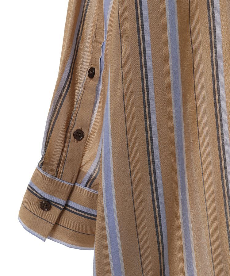 GARAGE OF GOOD CLOTHING「ストライプロングシャツワンピース」|ワンピース|