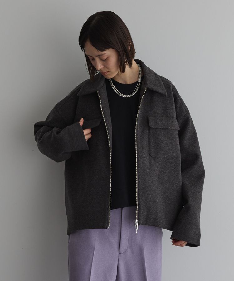 GARAGE OF GOOD CLOTHING「ZIP付シャツジャケット」|テーラードジャケット|