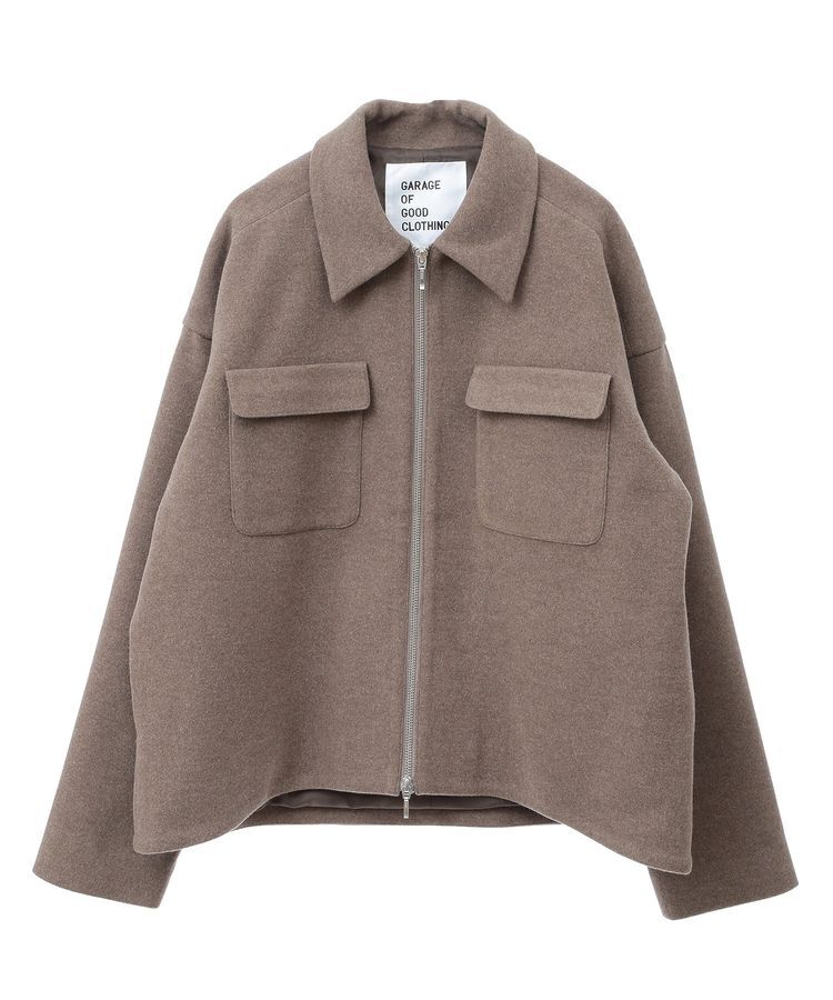 GARAGE OF GOOD CLOTHING「ZIP付シャツジャケット」|テーラードジャケット|