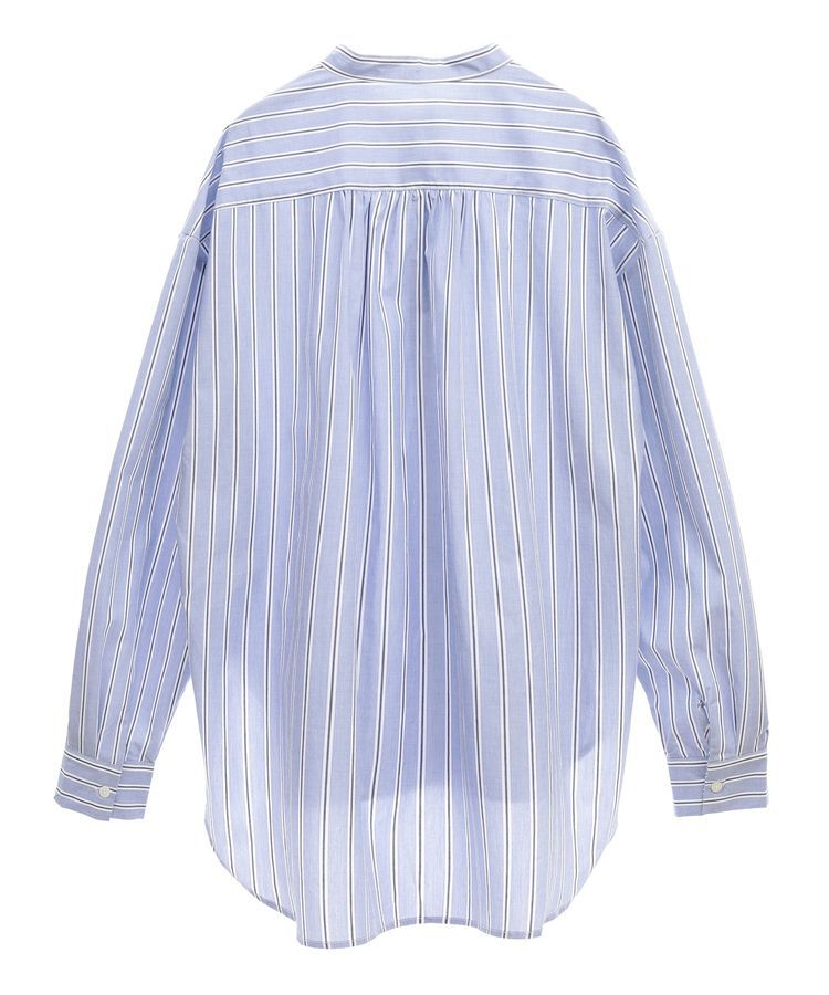 GARAGE OF GOOD CLOTHING「ストライプバンドカラーシャツ」|シャツ・ブラウス|