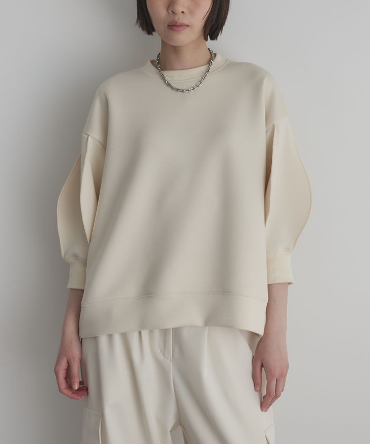 GARAGE OF GOOD CLOTHING「【日本製】変形ハーフプルオーバーA」|Tシャツ・カットソー|Ivory