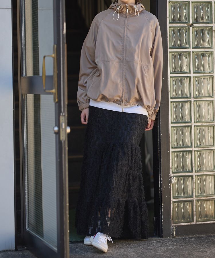 GARAGE OF GOOD CLOTHING「チュールティアードスカート」|フレア|