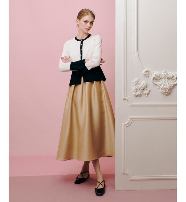 LOULOU WILLOUGHBY「【LOULOU WILLOUGHBY】ウエストキリカエカーディガン」|カーディガン|