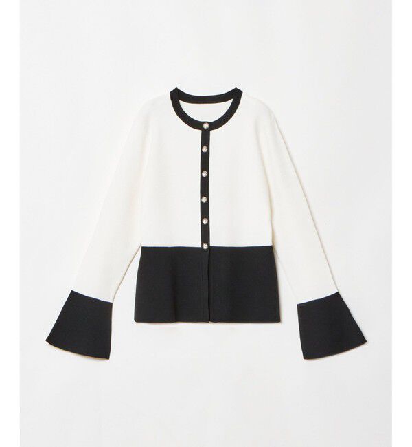 LOULOU WILLOUGHBY「【LOULOU WILLOUGHBY】ウエストキリカエカーディガン」|カーディガン|