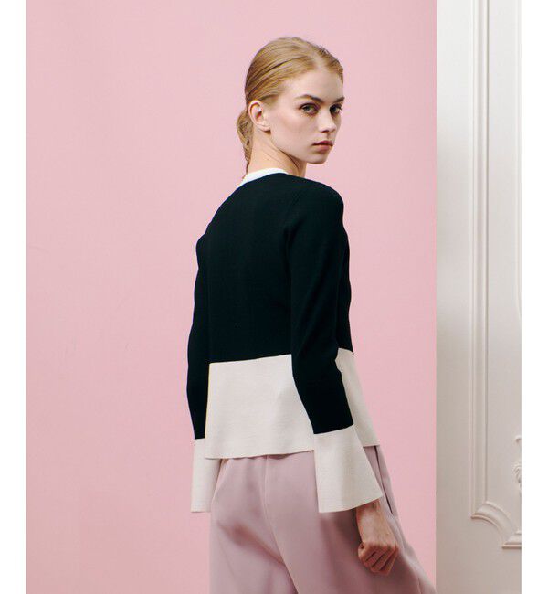 LOULOU WILLOUGHBY「【LOULOU WILLOUGHBY】ウエストキリカエカーディガン」|カーディガン|