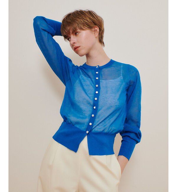 allureville「シアーラミーカーディガン」|カーディガン|