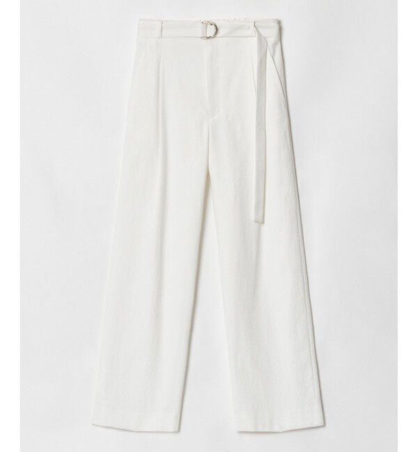 allureville「シェルタリングタックワイドパンツ」|チノ|