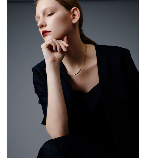 allureville「NALYAハーフスリーブジャケット」|その他|ネイビー