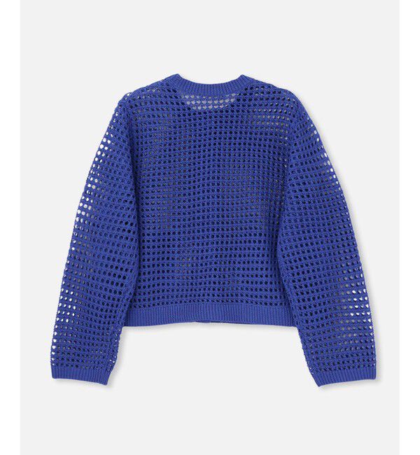 allureville「フィッシュネットニットジャケット」|カーディガン|