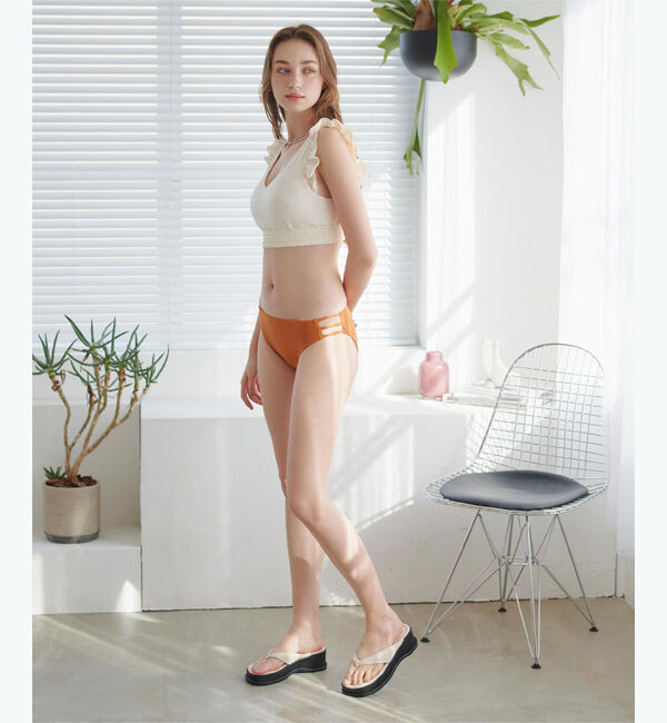 SEA DRESS「ショルダーミニフリルスポーティビキニ」|ビキニ|