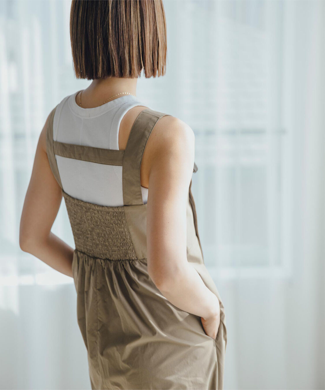 ur's「【黒川翼さんコラボアイテム】撥水素材サロペット/ラッシュガード」|コンビネゾン|