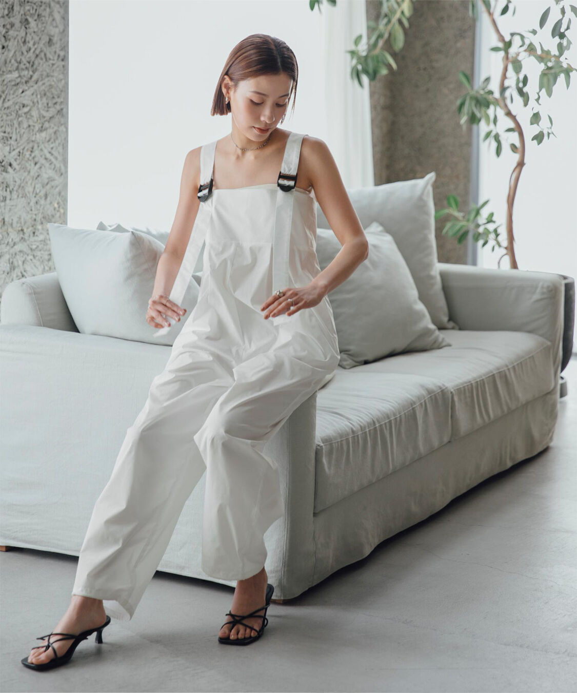 ur's「【黒川翼さんコラボアイテム】撥水素材サロペット/ラッシュガード」|コンビネゾン|